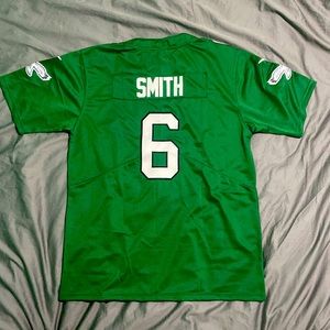 NFL Jersey Philadelphia Eagles Kelly Green Devonta Smith #6 Mens Medium